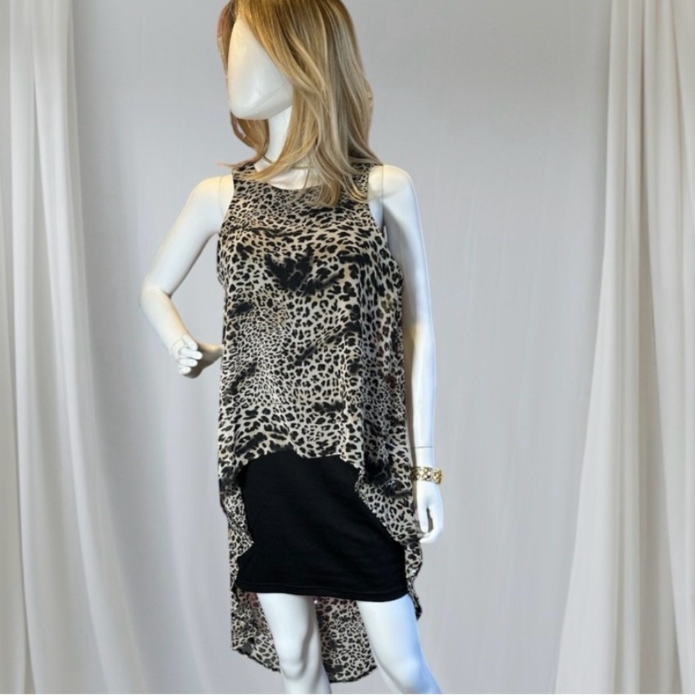 Papillon Leopard Print Midi Dress